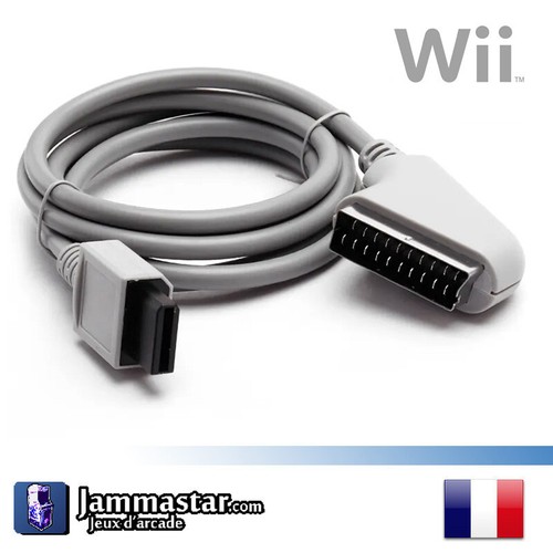 Câble vidéo rgb - pour, console