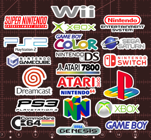 Adesivi logo console - logo,