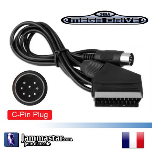 Câble vidéo rgb - vidéo, pour