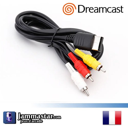 Câble vidéo rca pour sega - câble,